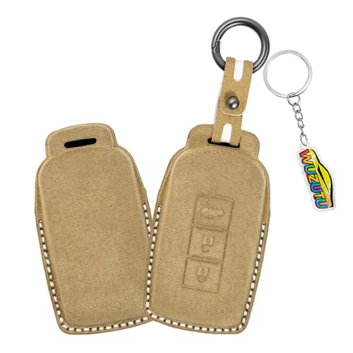 Coque de clé de voiture Mitsubishi étui cuir compatible avec Outlander ASX Lancer Mirage