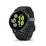 Garmin vívoactive 5, 42mm GPS smartwatch, AMOLED touchscreen, all-day health monitoring, advanced fitness features, personalised sleep coaching, Music, up to 11 days battery life, Black