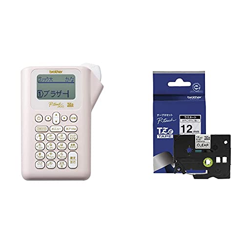 �y�Z�b�g�����z�u���U�[ ���x�����C�^�[ �s�[�^�b�` PT-J100P (�s���N/3.5mm~12mm��/TZe�e�[�v) & �ybrother�����z�s�[�^�b�` ���~�l�[�g�e�[�v TZe-131 ��12mm (������/����)