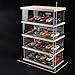 1/64 Diecast Car Display Case with Car Parking Scene, Car Garage Display Case for Alloy Car Collectors Toy Cars , 4 Layer