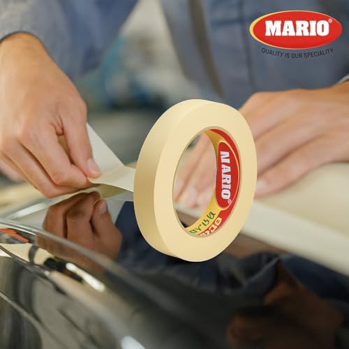 Image of Mario Masking Tape - 20 Meter Length, 48mm Width - DIY Art & Craft, Easy Tear Tape, Best for Carpenter, Labelling, Painting and leaves no residue after a peel. 2 Rolls Per Pack