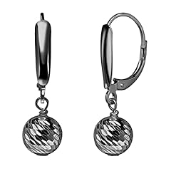 8mm - Black Plated Silver