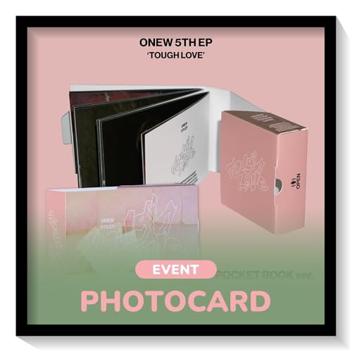 [ PRE-ORDER EVENT ] ONEW (オンユ) - 5th Mini [ TOUGH LOVE ] 韓国盤 + WITHMUU PHOTOCARD 1種 (POCKET BOOK Ver. *CDではありません。)