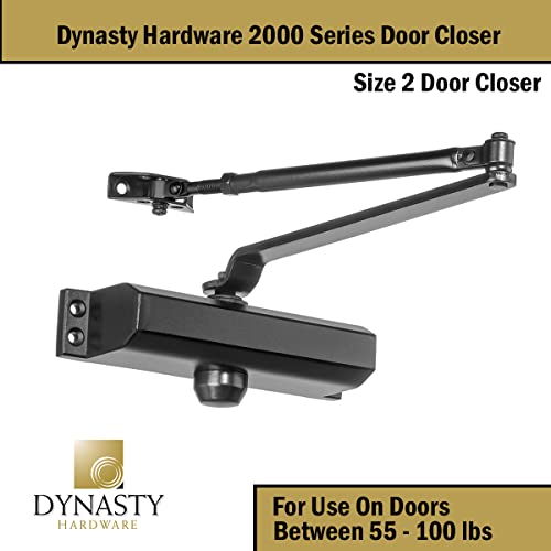 Dynasty Hardware DYN-2000-DURO Dynasty Door Closer, Commercial Grade Size 2 Spring thumb #1