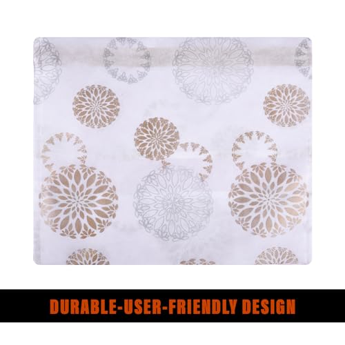 Image of Kuber Industries Pack of 25 Single Saree Bags for Storage | Non-Woven Wardrobe Organizer | Mesh Window Cloth Storage Set |Single Packing| Gola-Print | White