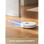 dreame D10 Plus Gen 2 Saugroboter mit Wischfunktion, Automatischer Staubentleerung, Speichert bis zu 90 Tage Staub, LiDAR-Navigation, 6000 Pa Saugkraft für Teppiche und Tierhaare, 285-Minuten-Akku – Bild 2