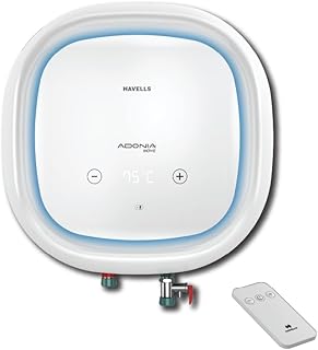 Havells Adonia Wave 15 Litre Storage Water Heater(Geyser)|India's First Geyser with Intelligent Voice Control without Internet or Wi-Fi| 5 Star| Color Changing Indicator|Anti Rust Tank|Digital display