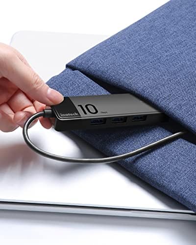 Inateck Hub USB z kablem 100 cm, 4 portami USB-A, prędkość USB 3.2 Gen 2