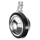 DIYEAH Roulette De Chaise Remplaçable Roue Chromé Pour Chaises De Bureau Et Mobilier Rou...