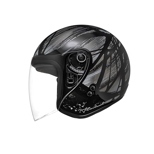 Capacete Aberto Bieffe Allegro Revival Preto Moto Oculos (60)