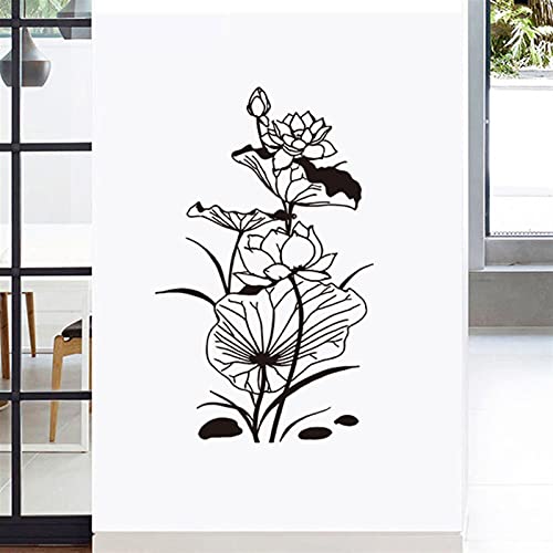 YUXINYAN Autocollant Mural Lotus Wall Stickers Séjour en arrière-Plan Décoration Murale de la décoration Murale Stikers