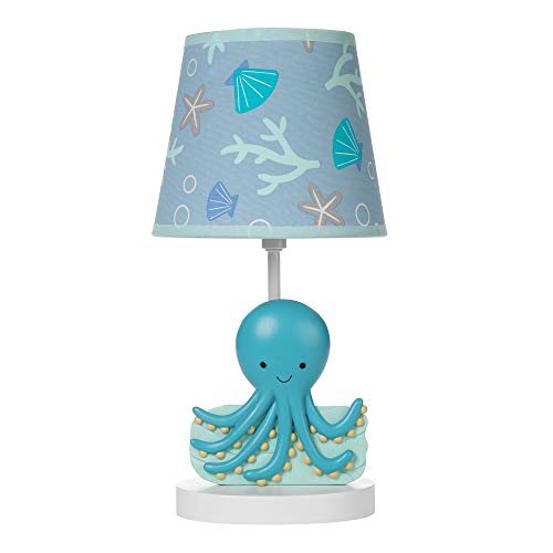 Image of Bedtime Originals Lamp with Shade & Bulb, Whales Tale, Multicolor