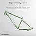 thctvous 27 Inch Mountain Bike,21 Speed with High-Carbon Steel Frame Bike for Adults,Dual Disc Brake Mountain Bicycle for Men Womens Adult (Green)