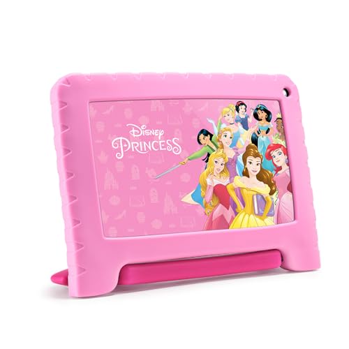 Multi | Tablet para Niños Princesas | Cámara Frontal 2.0 MP | 2 GB RAM | 32 GB De Almacenamiento | Control Parental | Sistema Android | Conexión Tipo C
