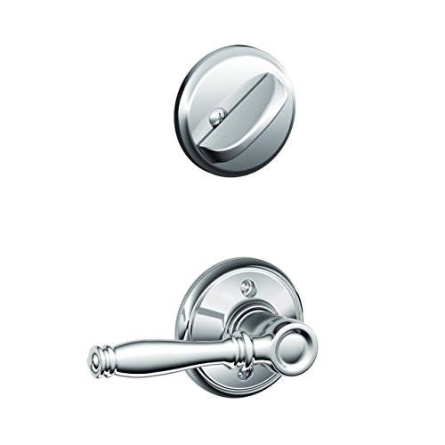 Schlage F59 BIR 625 12-326 10-269 Birmingham Handleset Interior Lever, Bright Chrome (Interior Half Only)