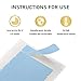 YILITE 120 Peices Hair Extension Tape Tabs Double Sided Tape 4 x 0.8 cm Adhesive Human Hair Tape for Replacement Tape(Blue)