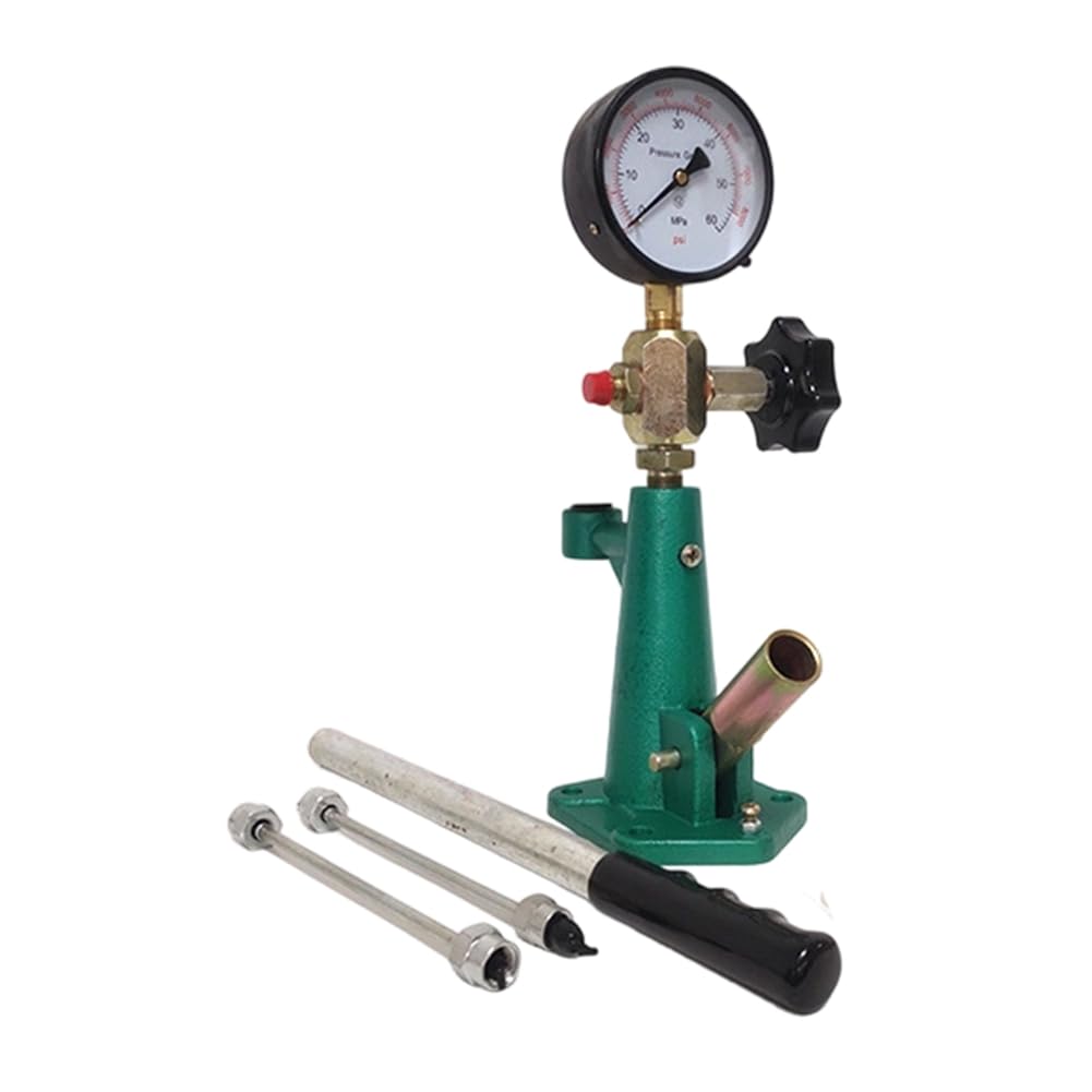 Comprobador de Inyectores S80H, Comprobador de Inyectores de Bomba de Aceite, Calibrador de Inyectores Common Rail, Manómetro de 0 A 60 MPA