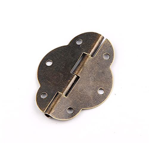10 Uds 46 * 35MM accesorios de caja ovalada bisagra antigua encaje 6 agujeros herrajes for muebles conectores seccionales for