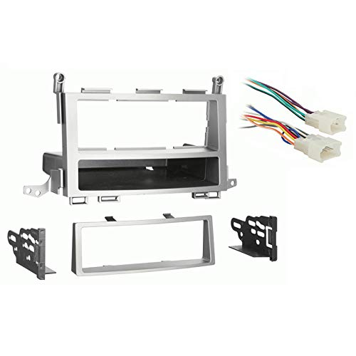 Harmony Audio Compatible with Toyota Venza 2009 2010 2011 2012 Single DIN Stereo Harness Radio Install Dash Kit Package