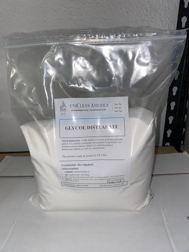 Glycol Distearate - High Purity - for Industrial & Beauty Use – Made in USA – Weight 5lb