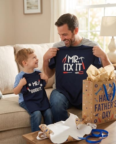 Image of Unique Baby Daddy and Me Father Son or Daughter Matching Father's Day Shirts