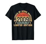16 Year Old BDay Decorations Son Boy 16yr 2009 16th Birthday T-Shirt