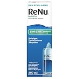 Bausch + Lomb ReNu MultiPlus Kombilösung mit Proteinentferner - Kontaktlinsenreiniger, Aufbewahrungslösung, weiche Linsen, 1 x 360 ml