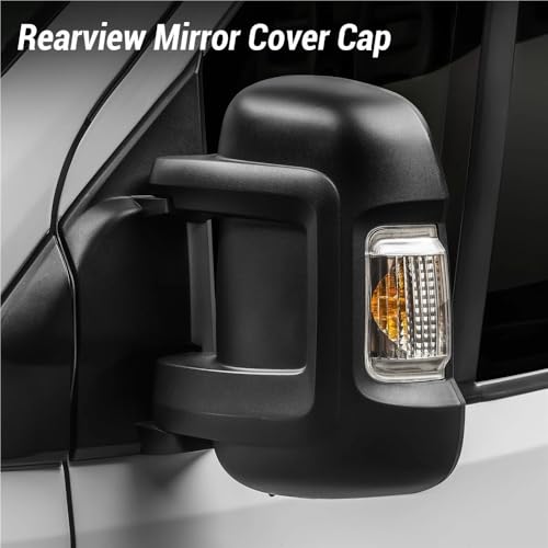 Coque rétroviseur Ducato 250 gauche droite | Protection renforcée noire - 6