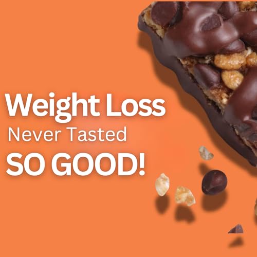 HMR Chocolate Peanut Butter Protein Bar | Nutritious Snack to Support Weight Maintenance | Low Calorie Dessert | 10g of Protein | 24 Count