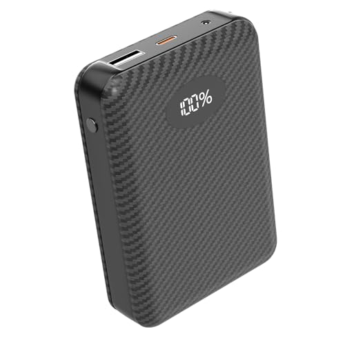 12000mAh Battery Pack for Heated Vest-5V/7.4V Rechargeable Power Bank with LED Display and DC/USB Output for Heated Jacket, Hoodie and Pants,Fast Charging Powerbank Compatible with iPhone iPad Samsung