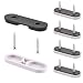 Produktbild Wagner QuickClick® Tandem Kunststoffgleiter Stuhlgleiter 4er-Set zum Anschrauben - 4X Basis + 8X Schraube + 4X Gleitaufsatz austauschbar - Kunststoff Hyper - 39 x 12 mm - Made in DE - 15781800