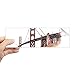 DIYthinker Golden Gate Bridge in America California - Adesivo rettangolare per finestra