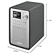Sangean WFR-70C Internet Radio - WiFi und DAB+ radio - Spotify-Player - UKW-RDS und AUX-In - grau