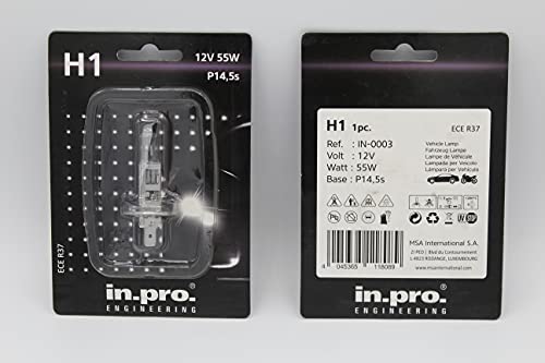 in.pro. Glühlampe H1 Blister 1 Stück