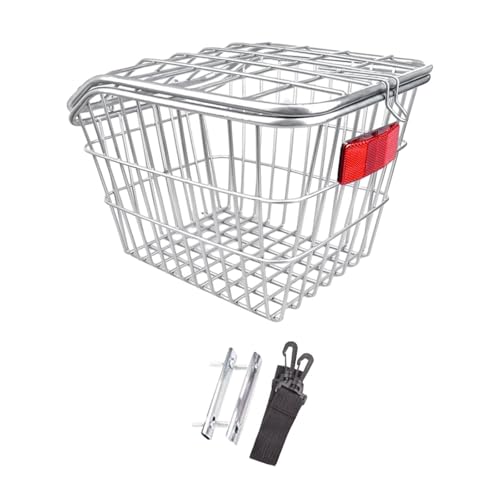AUYXSSZ Stylish Bike Rear Basket Holder Large Capacity Everyday Needs During Cycling Biking Camping Hiking Easy To Install On Bikes. Bike Rear Basket