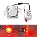Produktbild Led einbauleuchten einbaustrahler led lampe einbau Spot Eckig plexiglas kristall mit trafo 230V 1,8W Rot