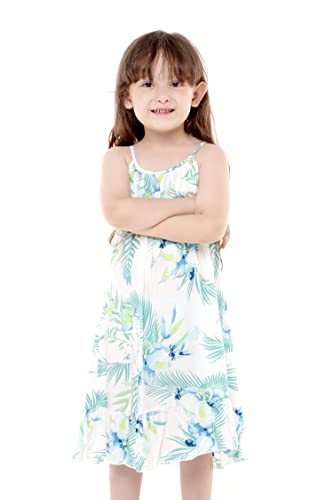 Image of Hawaii Hangover Family Matching Hawaiian Clothes, Orchid Breeze White | Family matching Hawaiian outfits, Orchid Breeze White, lightweight rayon, machine washable, tropical floral print, luaus