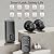 VCHOO Keyless Entry Door Lock with Handle, App Control Door Locks for Front Door, Auto Lock Keypad Door Lock with Handle, Smart Door Lock for Home Hotel Bedroom with 2 Door Knobs, Matte Black