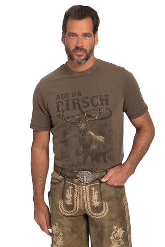 T-shirt homme col rond JP 1880 look vintage bavarois