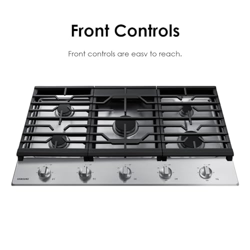 Samsung NA36R5310FS/AA 36 Inch Built In Gas Cooktop thumb #4