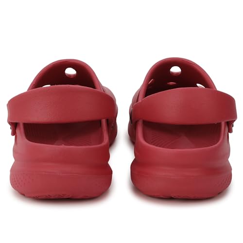 Image of CHUPPS Gator Clogs for Men | Lightweight EVA Clogs | Anti-Slip Sole | Cushioned Footbed | Breathable Ventilation | Adjustable Back Strap | Waterproof Casual Garden Clogs for Men
