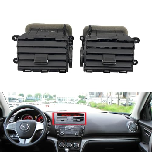 Rejilla de aire frontal HUIYAN para salpicadero de Mazda 6 GH 4