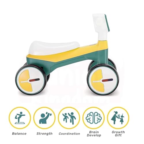 Image of Glider Max Toddler Ride-On Balance Bike 1-3 Years | Musical Kids Balancing Bike with LED Lights | Safe & Stable Indoor Ride-On Toy for Boys & Girls | 20 kg Max Load |KB-021|.