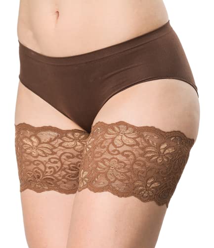 Photo de Bandelettes - Paire de bandes élastiques anti-frottement brevetées et originales pour éviter les frottements des cuisses, Large