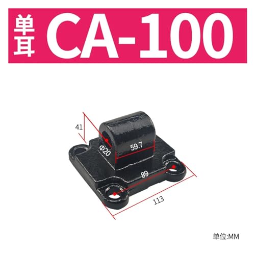 CA-100 Base d'installation de cylindre fixe en acier coulé DNC - 3