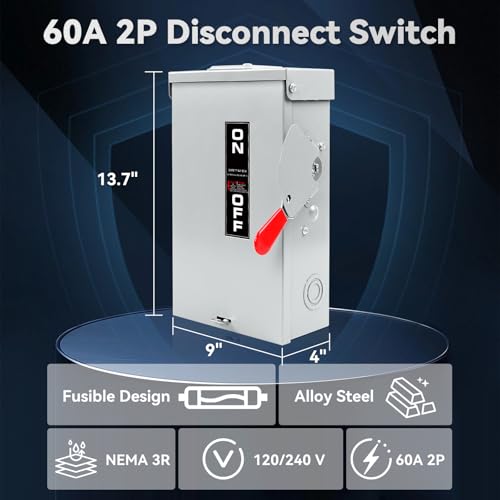 Interruptor de seguridad 2 polos 30 amp 19 Imagen adicional