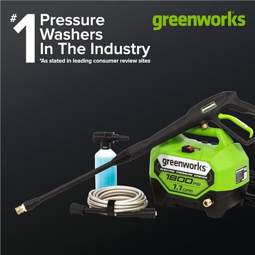 Greenworks 1800 PSI Electric Pressure Washer