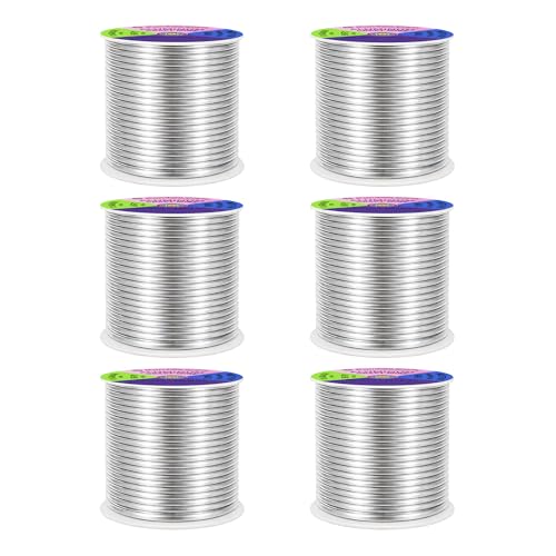 Image of Mandala Crafts 13 Gauge Silver Tone Combo Anodized Aluminum Craft Wire | 300 FT, Colored, Flexible, Bendable for Bonsai Armature Sculpting Wire Wrapping Jewelry Making, Weather & Tarnish Resistant