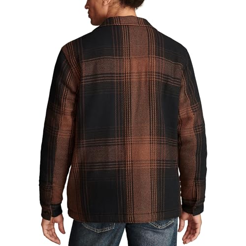 Image of Lucky Brand Men's Plaid Shirt Jacket