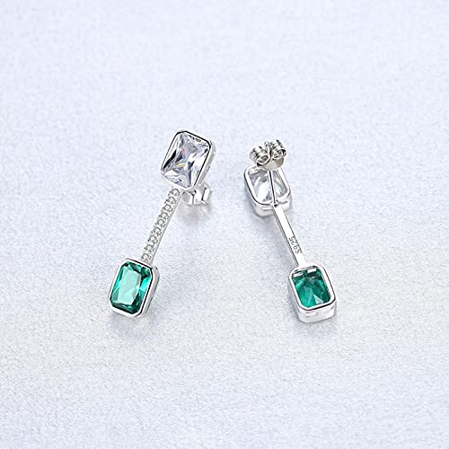 SALAN Orecchini Pendenti con Zirconi Cubici